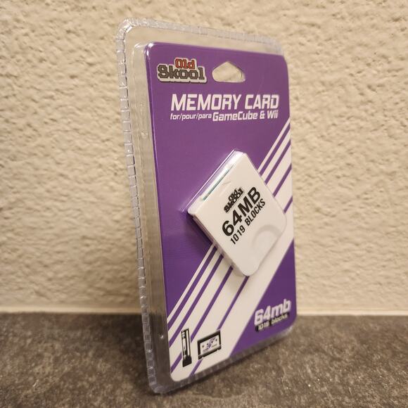 Gamecube 64MB Memory Card (1019 Blocks) - Old Skool - Nintendo - Picture 3 of 3